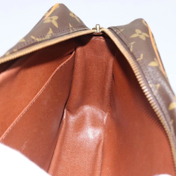 LOUIS VUITTON Monogram Compiegne 28 Clutch Bag M51845 LV Auth 119755 - Picture 12 of 16